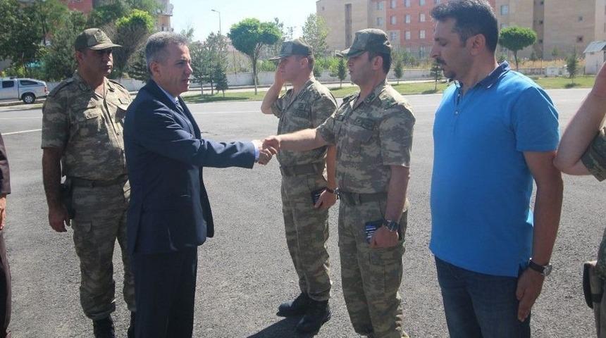 Vali Elban’dan İl Jandarma Komutanı Şahin’e Ziyaret