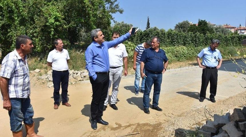 Nazilli Belediyesi &Ccedil;alışmalarına Yıldıztepe Mahallesinde Devam Ediyor