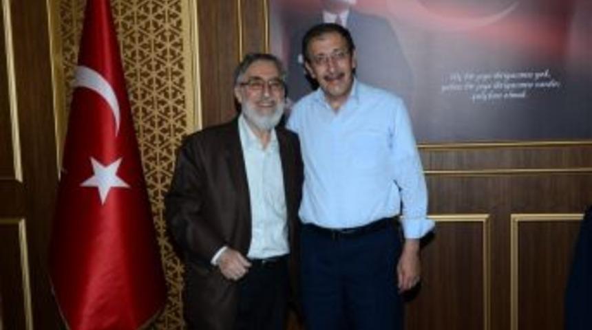 Eski Belediye Başkanı Prof.dr. Gemalmaz, Başkan Bulutları Ziyaret Etti