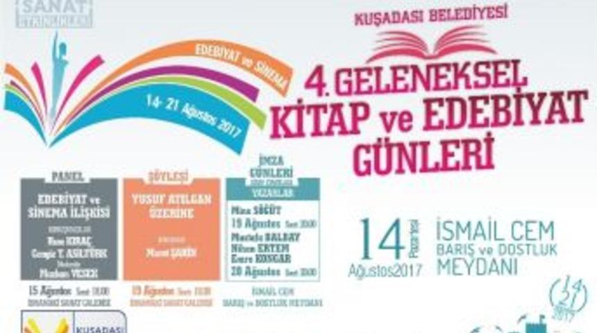 Kuşadası Belediyesi 4. Kitap Ve Edebiyet G&uuml;nleri 14 Ağustos&rsquo;ta Başlıyor