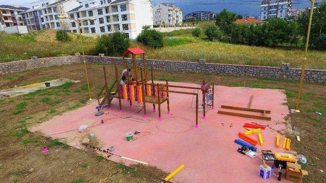 Yeşilyurt Mahallesi Mevlana Parkı Tamamlanmak Üzere