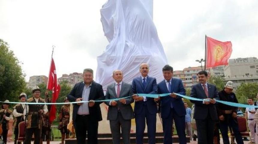 Kurtulmuş, Manas Heykeli'nin A&ccedil;ılışına Katıldı