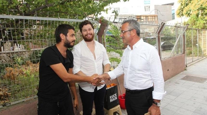 Başkan K&ouml;şker, Gebze Esnafını Ziyaret Etti