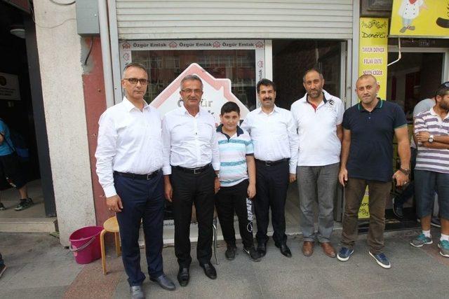 Başkan Köşker, Gebze Esnafını Ziyaret Etti