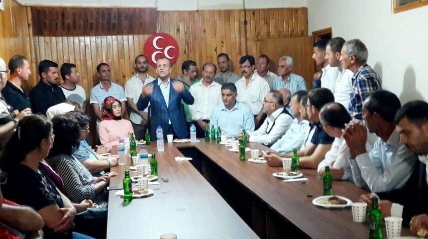 Mhp İl Başkanı Top&ccedil;u Mudanyalılarla Buluştu