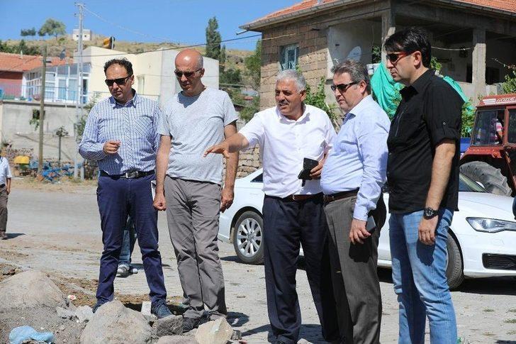 Başkan Palancıoğlu Kırsal Mahallelerde İnceleme Yaptı G5