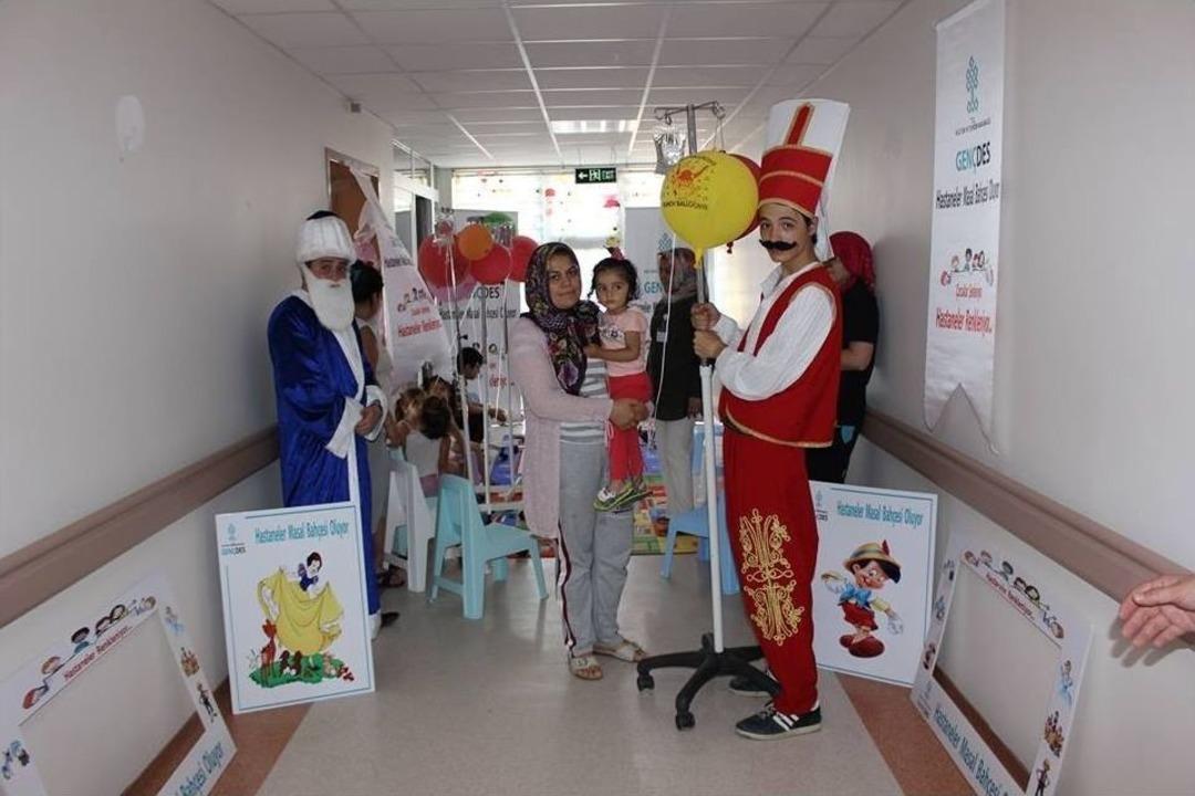 Hastaneler Masal Bah&ccedil;esi Oldu