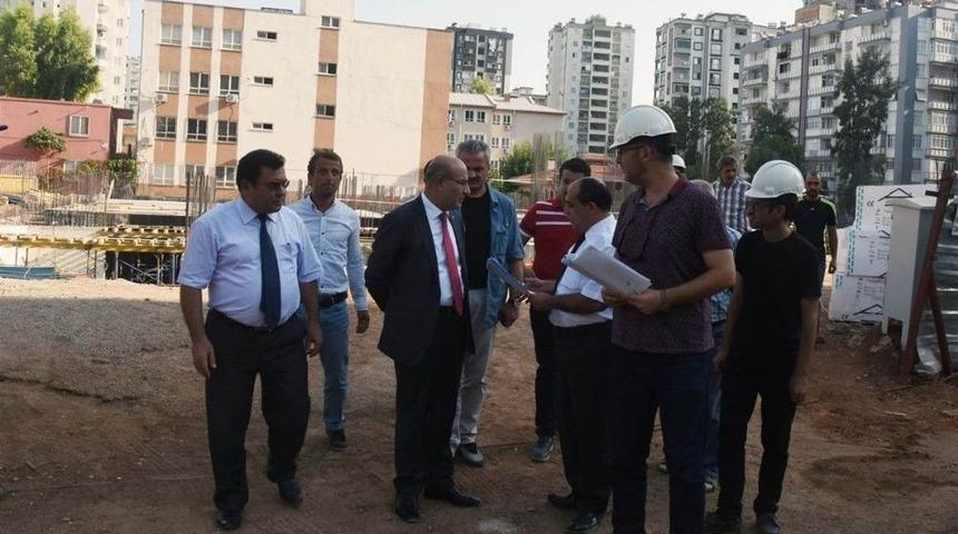 Vali Demirtaş, Yapımı S&uuml;ren Sağlık Kuruluşlarını İnceledi