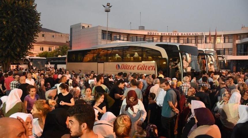 280 Hacı Adayı Kutsal Topraklara Uğurlandı