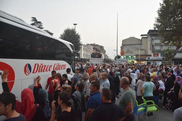 280 Hacı Adayı Kutsal Topraklara Uğurlandı