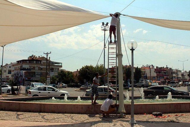 Ayvalık Belediyesi Sarımsaklı İçin Kolları Sıvadı