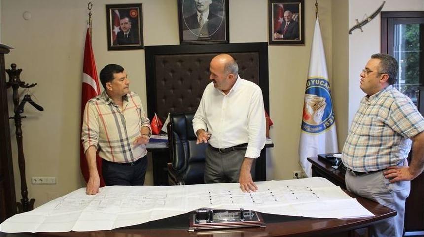 Kuyucak Sosyal Hizmet Binasında Çalışmalar Devam Ediyor