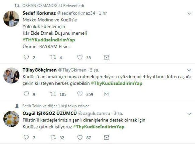 ‘#thykudüseindirimyap’ Etiketine Thy’den Müjdeli Haber Geldi