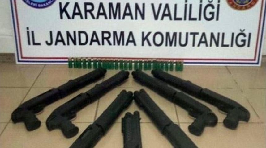 Karaman&rsquo;da Ruhsatsız T&uuml;fek Operasyonu
