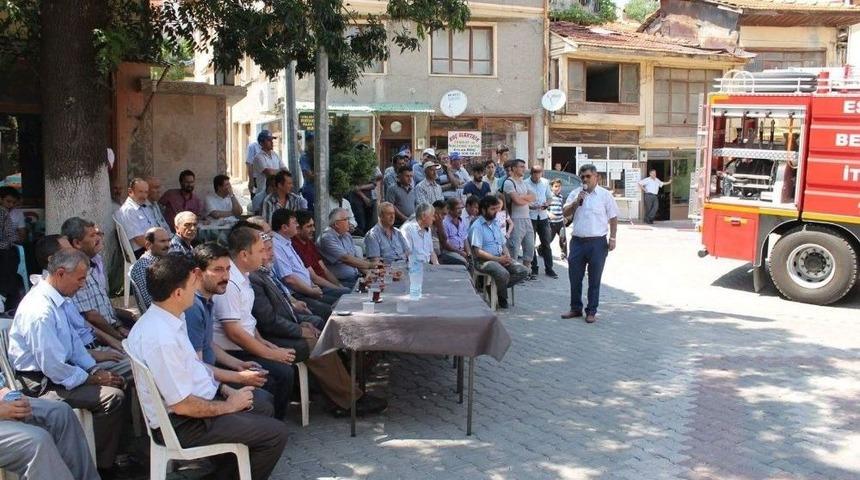 Eskigediz&rsquo;e İtfaiye Aracı