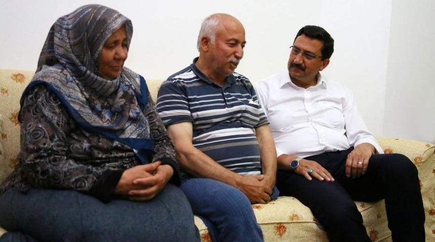 Başkan Ak 15 Temmuz Gazisini Ziyaret Etti