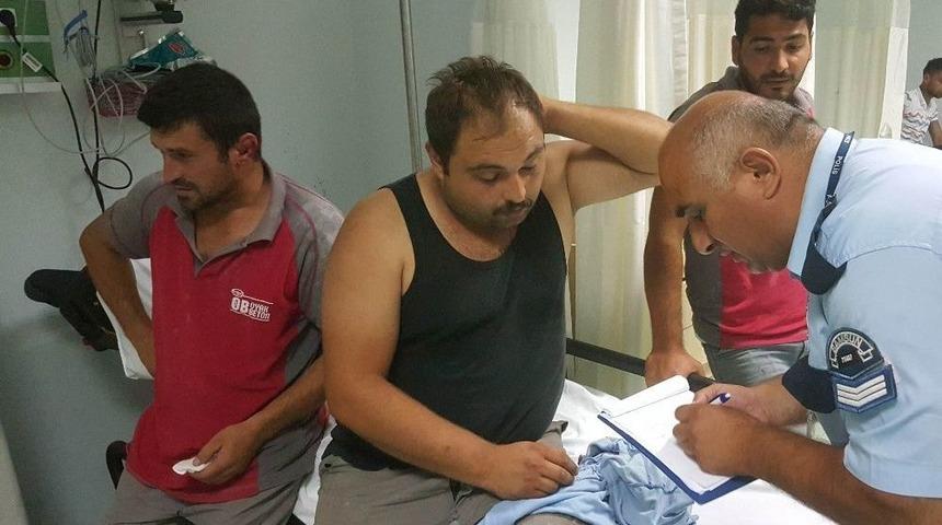 Samsun&rsquo;da İnşaat İş&ccedil;ilerinin Kavgasında 4 Kişi Hastanelik Oldu