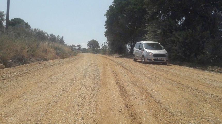 Soma Yolları Asfalta Hazırlanıyor