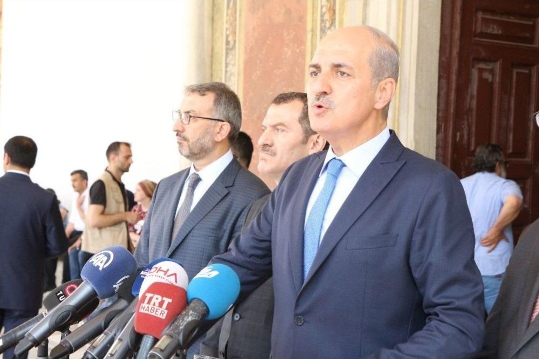 Bakan Kurtulmuş: &rsquo;topkapı Sarayı&rsquo;nda Bir Santim Kayma Yok&rsquo;