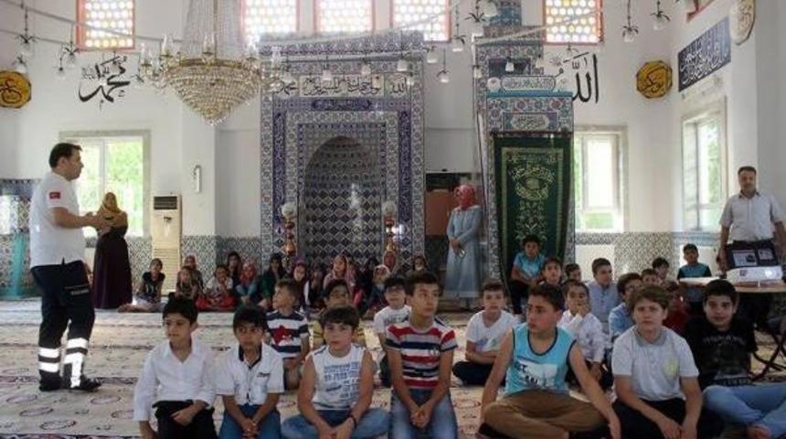 Kuran Kursu &Ouml;ğrencilerine 112 Eğitimi