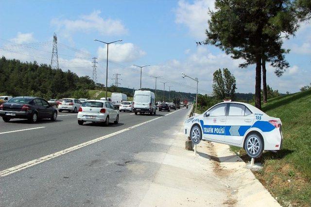 Tem Otoyolu’nda Sürücüleri Şaşkına Döndüren Manzara