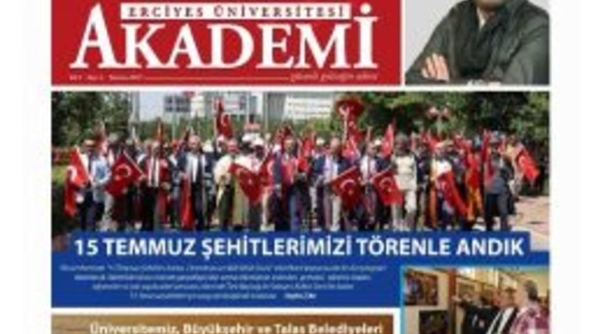 Erciyes &Uuml;niversitesi Akademi&rsquo;nin 4. Sayısı &Ccedil;ıktı