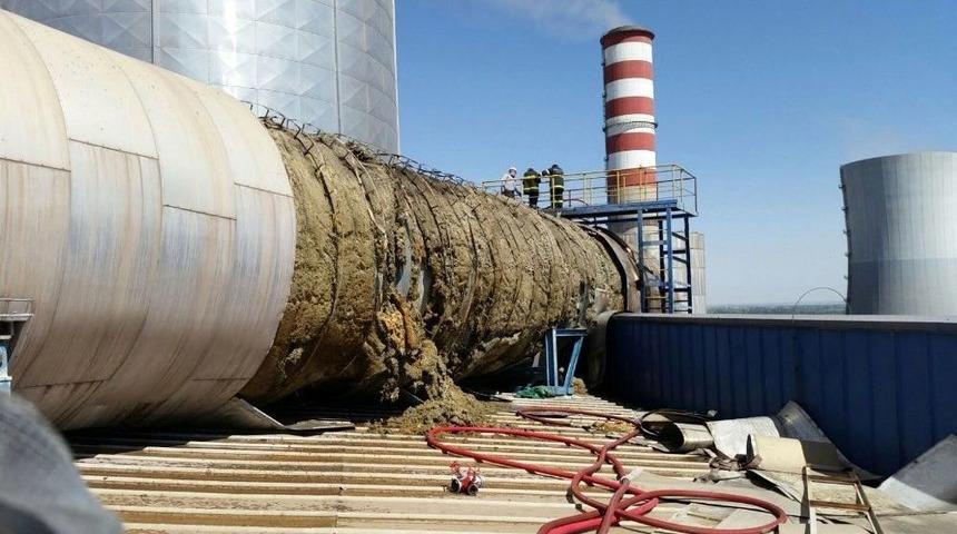 Afşin Elbistan B Termik Santrali&rsquo;nde Yangın