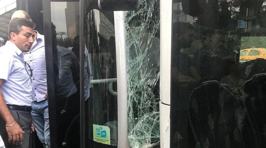 Çağlayan'da metrobüs kazası