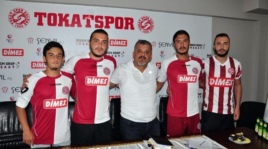 Tokatspor 8 Futbolcu İle S&ouml;zleşmeye İmzaladı