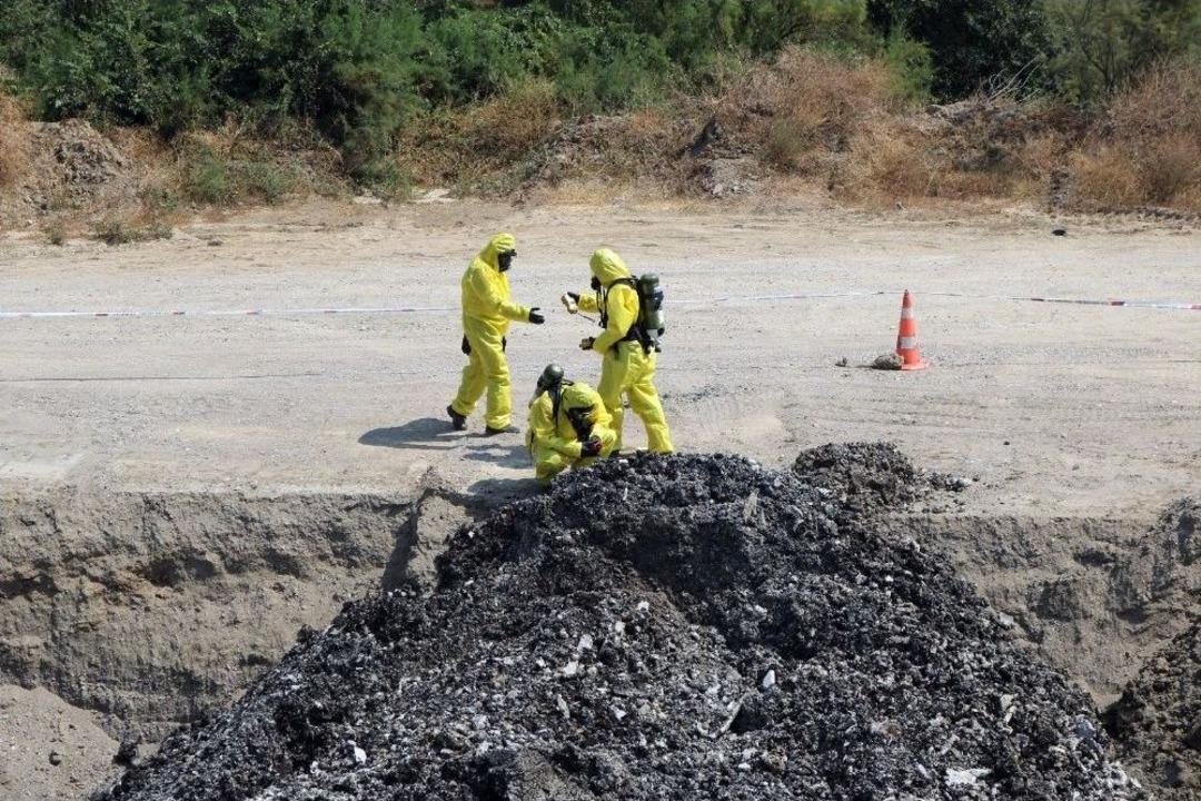 Hes İnşaat Alanında Bulunan Atıklar Panik Oluşturdu