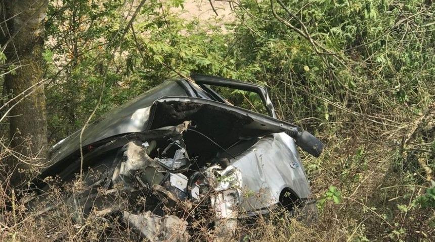 Sakarya&rsquo;da Otomobil Su Kanalına Devrildi: 4 Yaralı