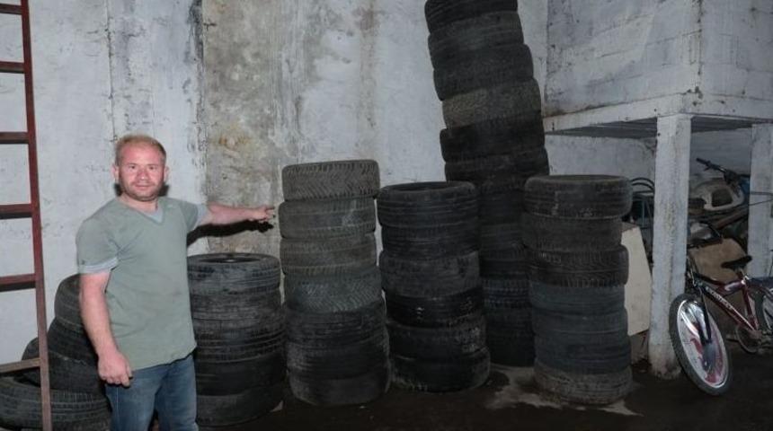 "&ouml;mr&uuml;n&uuml; Tamamlamış Lastikleri &Ccedil;&ouml;pe Atmayın" Uyarısı