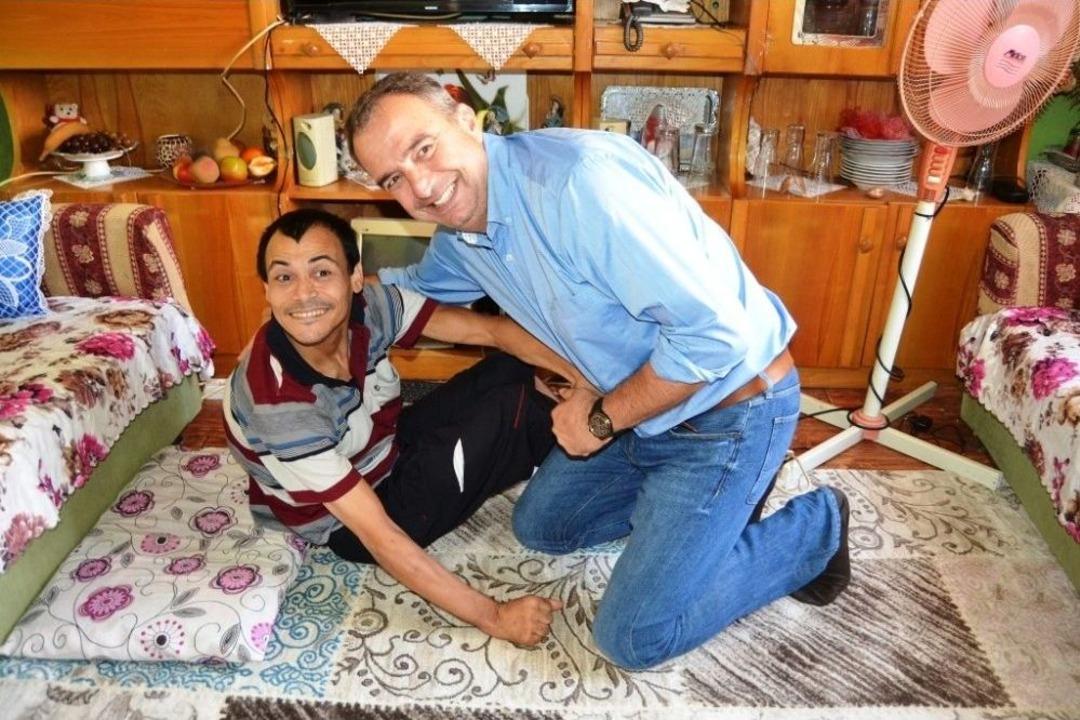 Engelli Mustafa&rsquo;nın R&uuml;yasını Başkan Ger&ccedil;ekleştirdi