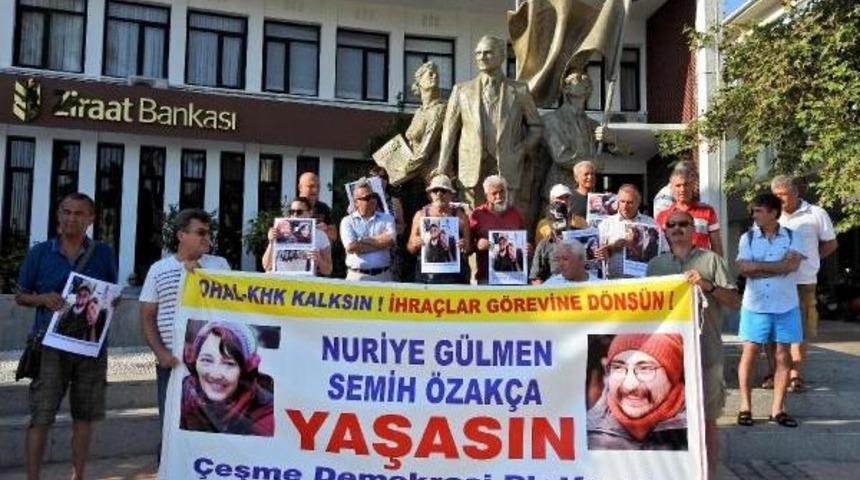 Nuriye G&uuml;lmen Ve Semih &Ouml;zak&ccedil;a I&ccedil;in Y&uuml;r&uuml;d&uuml;ler