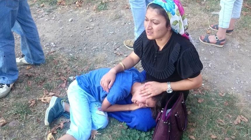 13 Metrelik Burca Çıkan Çocuk Yere Çakıldı