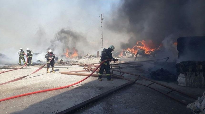 Tekstil Fabrikasında Yangın