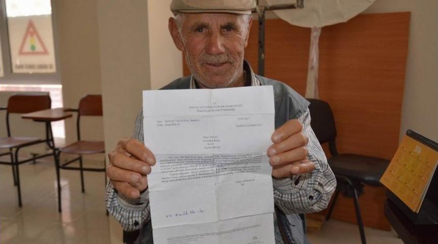 9 Yıl &Ouml;nce Emekli Olduktan Sonra Sgk&rsquo;dan Bor&ccedil; Geldi