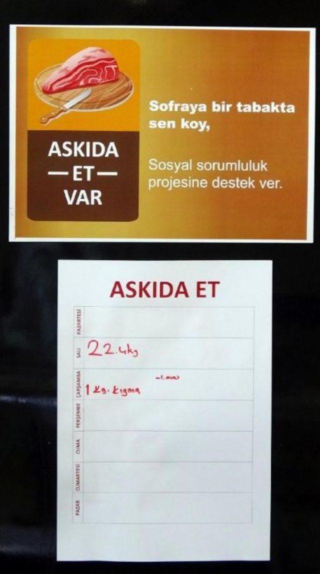 Erzurum'da 'askıda Et Var' Uygulaması