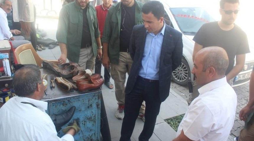 Başkan Vekili Uzan&rsquo;dan Esnaf Ziyareti