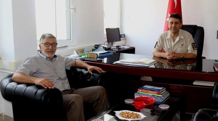 Başkan Bozkurt&rsquo;tan İl&ccedil;e Jandarma Komutanı İlhan&rsquo;a Hayırlı Olsun Ziyareti