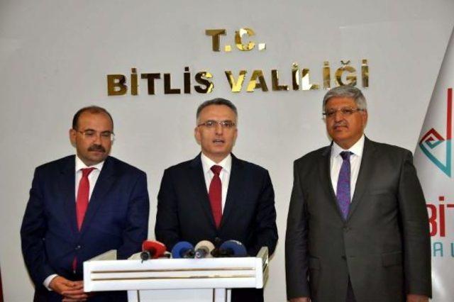 Maliye Bakanı Naci Ağbal Bitlis’Te