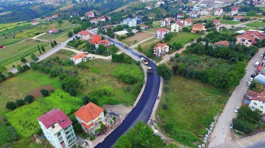 Başiskele’de Asfalt Çalışmaları Sürüyor