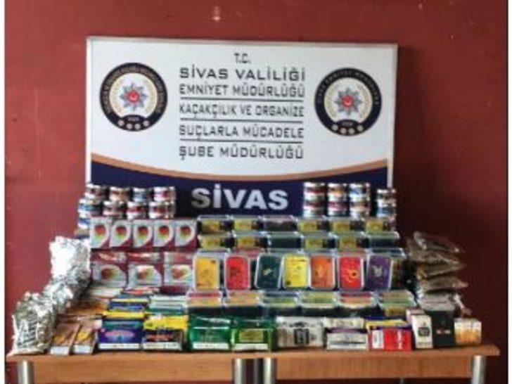 Sivas'ta Kaçak Tütün Operasyonu
