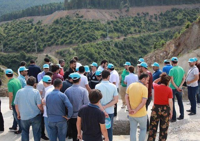 Akçay Baraj Projesi’nin Ziyaretçileri, Saski Mühendisleri Oldu