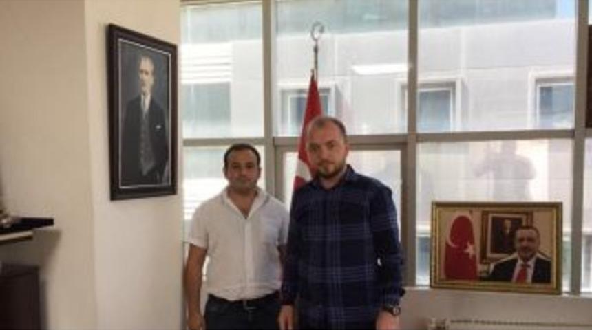 Ak Parti İl Başkanı Karabıyık, Bilecikspor Başkanı Dilek&rsquo;le Bir Araya Geldi