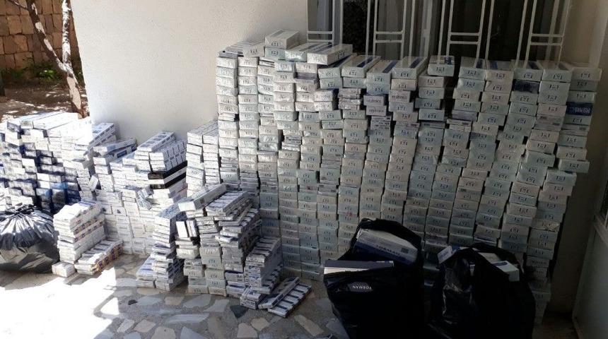 Kayseri&rsquo;de 9 Bin 700 Paket Ka&ccedil;ak Sigara Yakalandı