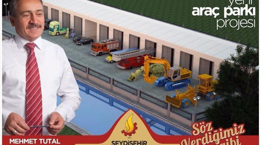 Seydişehir Belediyesinden Makine Parkına Modern Bina