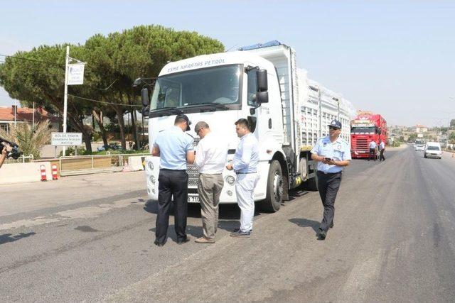 Manisa’ya Kaçak Sebze Meyve Girişleri Sıkı Takip Altında