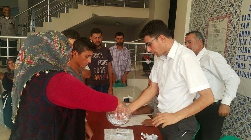 Depremzedelerin Konteynırları Kura İle Belirlendi