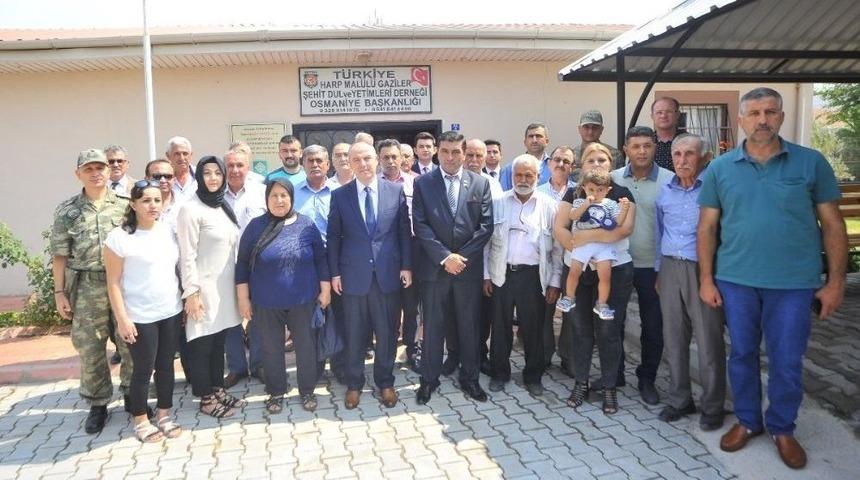 Vali Coşkun: "şehitlerimizin Yakınları İ&ccedil;in Ne Yapsak Az Kalır"